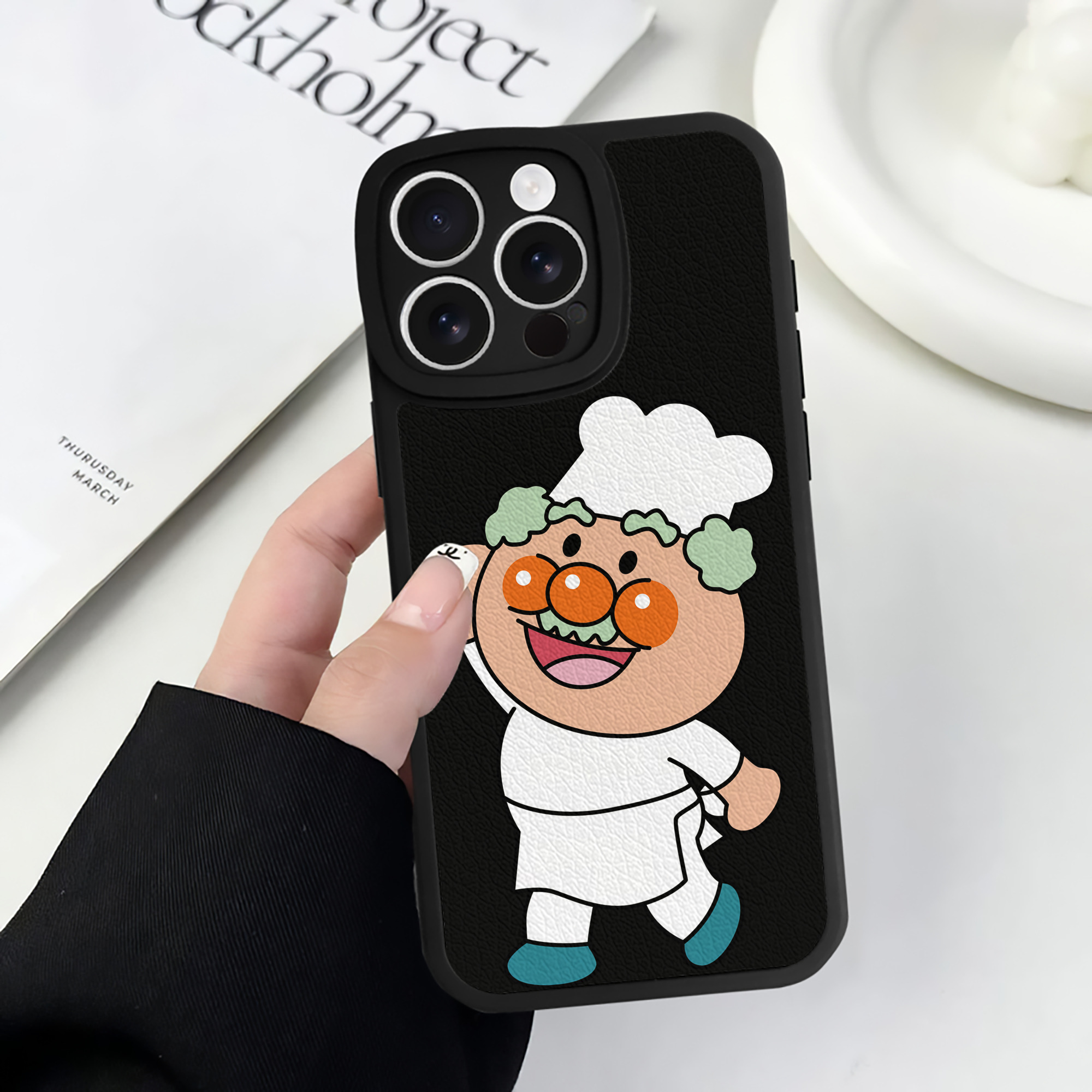 （画像用） アンパンマン Anpanman 【iPhone 16シリーズ対応】シリコンスマホケース（レザー調） 材質：シリコン